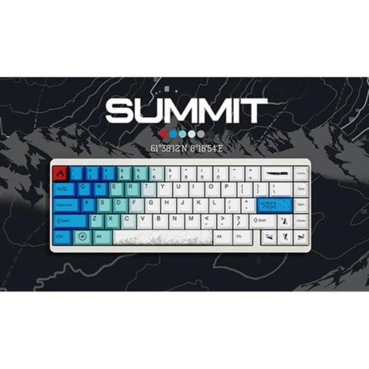 Teclado Varmilo Muse65 mecânico Layout US ANS RGB switches magnéticos