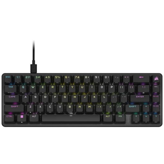 Teclado Corsair K65 PRO MINI mecánico Layout FR retroiluminado RGB compacto