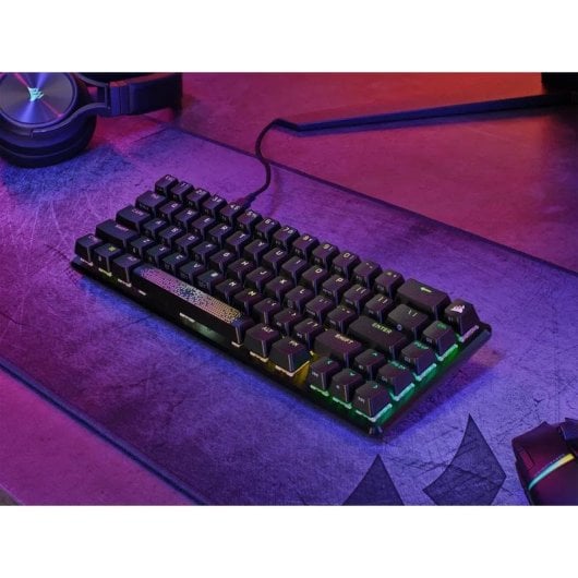 Teclado Corsair K65 PRO MINI mecánico Layout FR retroiluminado RGB compacto