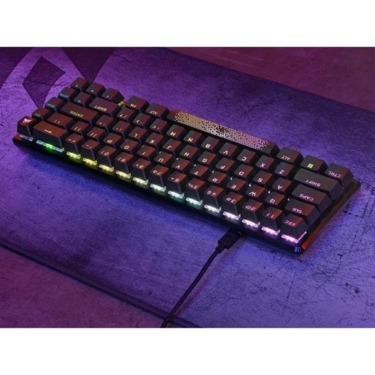 Teclado Corsair K65 PRO MINI mecánico Layout FR retroiluminado RGB compacto