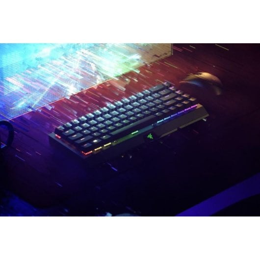 Teclado Razer BlackWidow V3 Mini mecânico Layout FR sem fios RGB