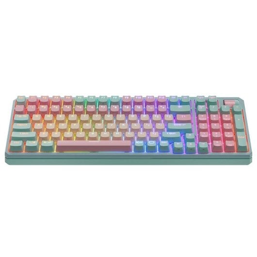 Tastatur Cooler Master MK770 Mechanisch ISO Fr Layout RGB Wireless Türkis