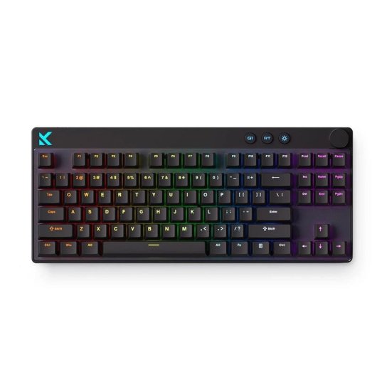 Teclado MCHOSE Mix 87 mecânico Layout US RGB hot-swappable