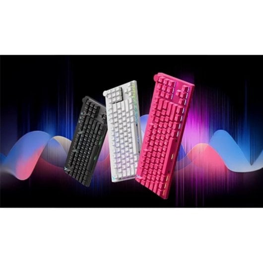 Teclado MCHOSE Mix 87 mecânico Layout US RGB hot-swappable 8000 Hz