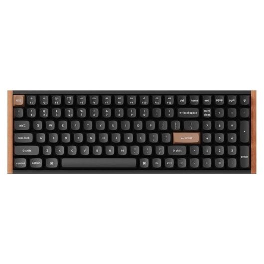Teclado Keychron K4H-F1 mecânico Layout US RGB wireless hot-swap