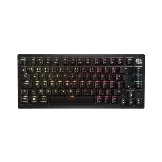 Teclado Corsair K65 PLUS Wireless mecânico Layout FR RGB alumínio 75%