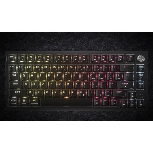Teclado Corsair K65 PLUS Wireless mecânico Layout FR RGB alumínio 75%