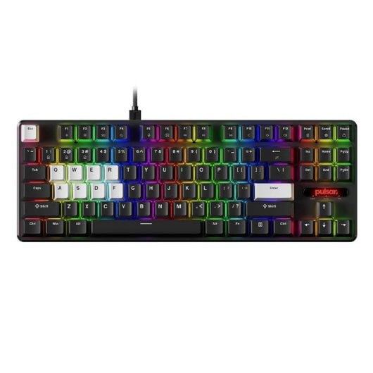 Teclado Pulsar PCMK 2 HE mecânico Layout ANSI RGB hot-swap gaming