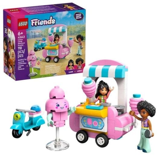 LEGO Friends Stand Barbe à Papa et Trottinette 42643 110 pièces