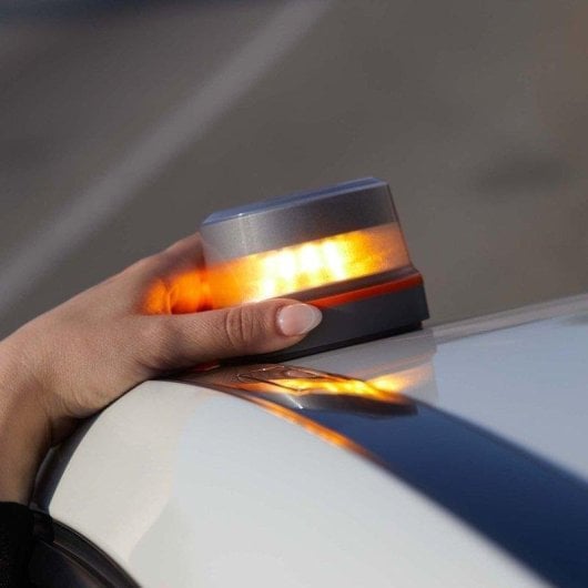 Baliza Osram V16 IoT Road Flare Omologata DGT Geolocalizzata LED Arancione