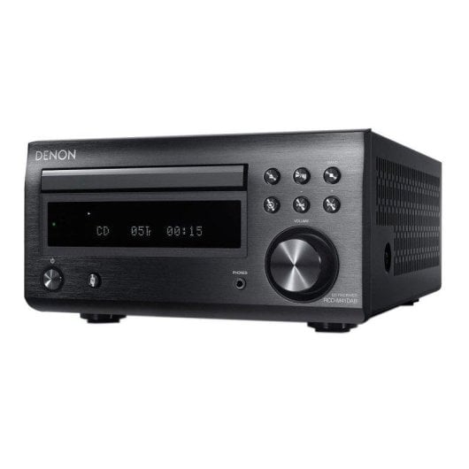 Minicadena Denon D-M41 60W RMS Bluetooth Radio FM DAB/CD Negra