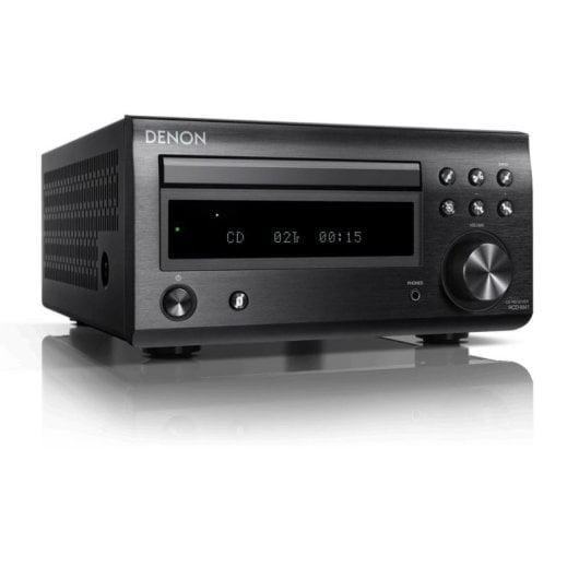 Minicadena Denon D-M41 60W RMS Bluetooth Radio FM DAB/CD Negra