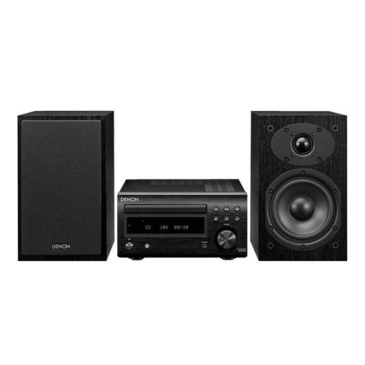 Minicadena Denon D-M41 60W RMS Bluetooth Radio FM DAB/CD Negra