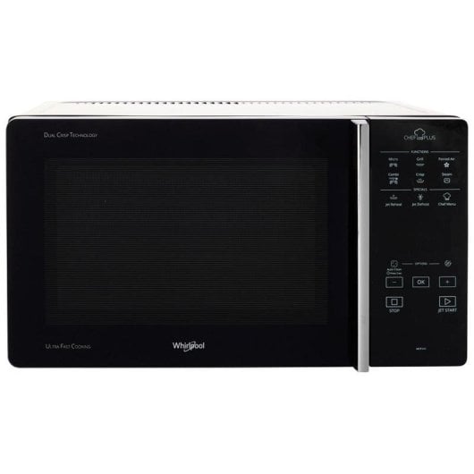 Micro-ondes Whirlpool Chef Plus MCP 349 BL 25L 800W avec Grill Vapeur