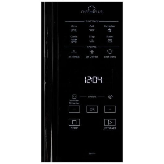 Micro-ondes Whirlpool Chef Plus MCP 349 BL 25L 800W avec Grill Vapeur