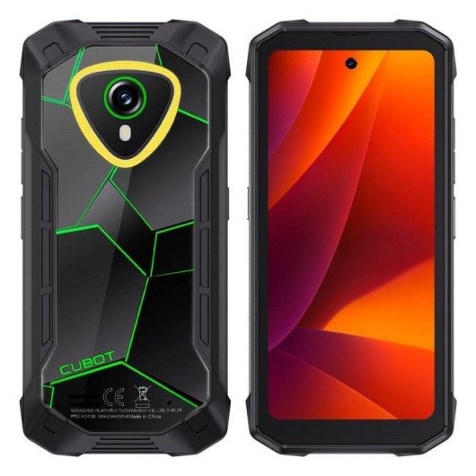 Cubot KingKong Mini 4 6GB 128GB 4.7" 90Hz 4G Dual SIM NFC IP69K Android 15 Verde