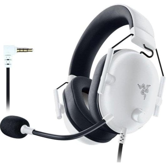 Auriculares gaming Razer BlackShark V2 X Playstation con cable y cancelación de ruido blancos