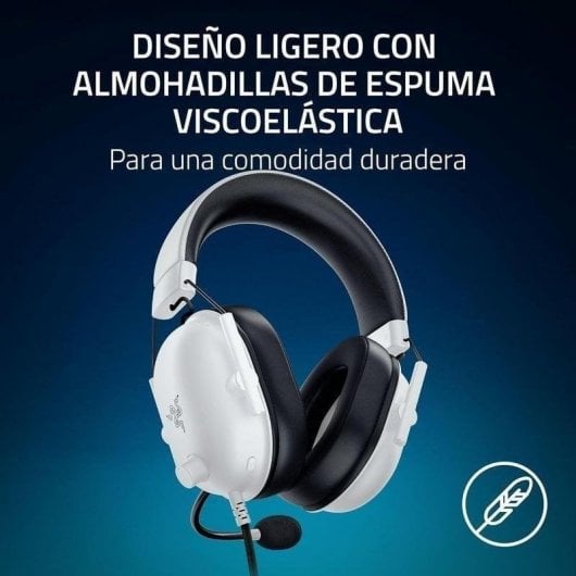 Auriculares gaming Razer BlackShark V2 X Playstation con cable y cancelación de ruido blancos