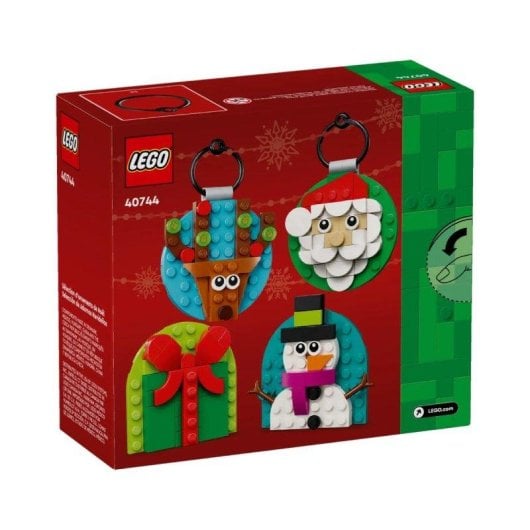 LEGO Iconic Selección de Decoraciones de Navidad 40744 4 piezas
