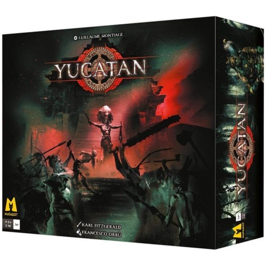 Juego de mesa Asmodee Yucatan estrategia competitivo 2-4 jugadores