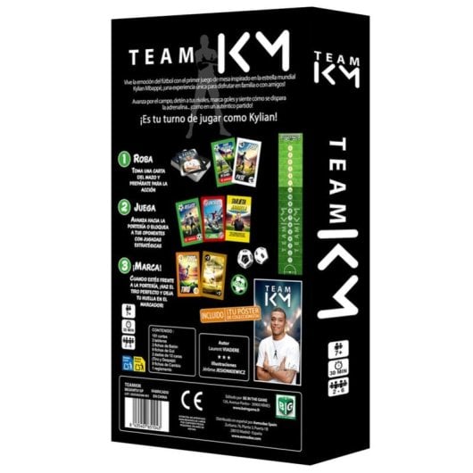 Brettspiel Asmodee Team KM Kylian Mbappé Fussball Strategie 2-6 Spieler