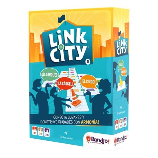 Jeu de société Asmodee Link City Stratégie coopératif 2-6 joueurs 8+ ans