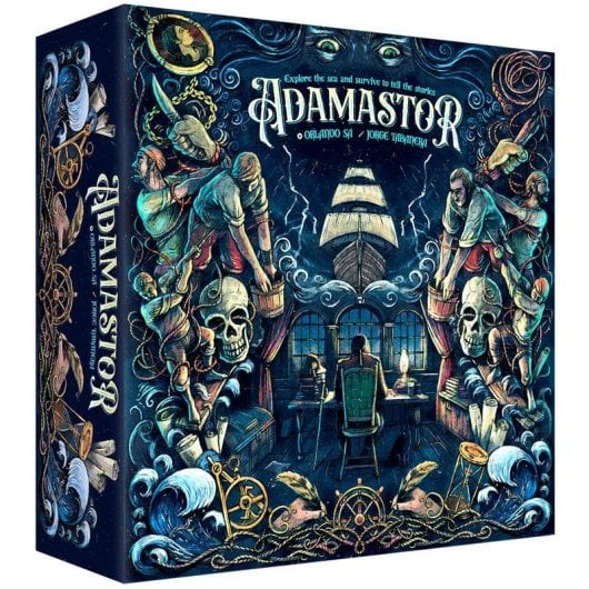 Brettspiel Asmodee Adamastor Solo-Kartenstrategie 1 Spieler 130 Karten