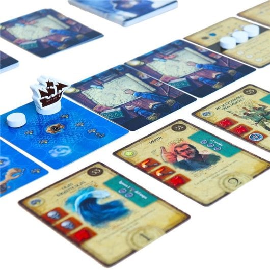 Brettspiel Asmodee Adamastor Solo-Kartenstrategie 1 Spieler 130 Karten