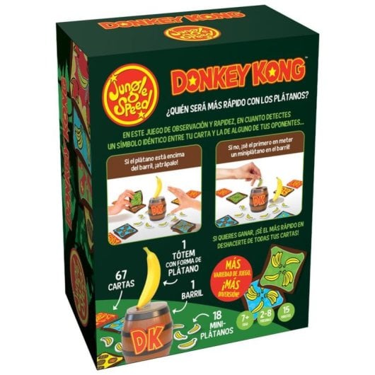 Brettspiel Asmodee Jungle Speed Donkey Kong Familienspiel 2-8 Spieler 7+