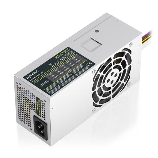 Aisens ASPC-500TFX-SEO Fonte de Alimentação TFX 500W ATX 2.0 Prateada