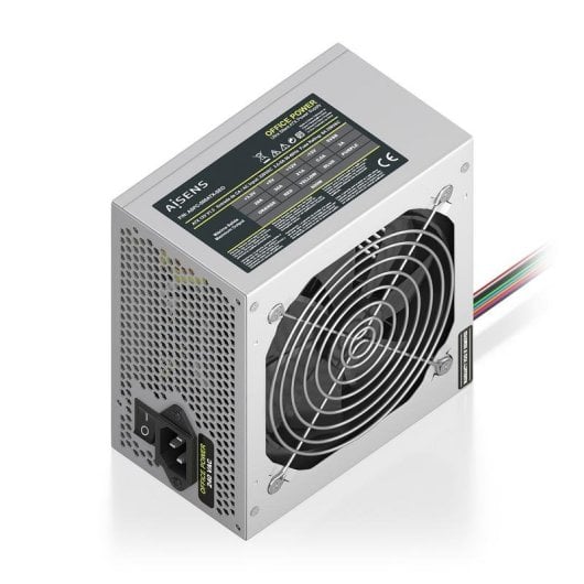 Fuente de Alimentación Aisens ASPC-500ATX-SEO 500W ATX 2.0 protections ventilateur 120 mm