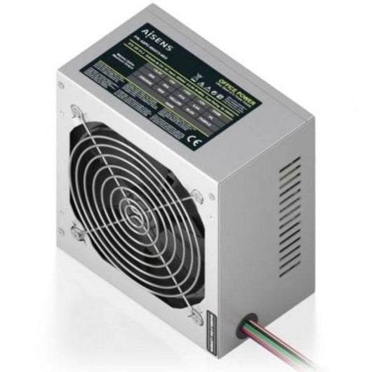Fuente de Alimentación Aisens ASPC-500ATX-SEO 500W ATX 2.0 protections ventilateur 120 mm