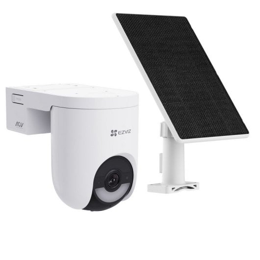Videocamere di sorveglianza EZVIZ HB8 Lite 4G 2K Visione Notturna Esterna IA Allarme Pannello Solare Controllo Vocale Audio Bidirezionale