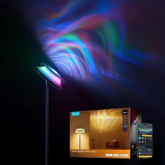 Stehlampe Govee Uplighter H60B0 RGBWW RGBIC 170cm Wi-Fi Bluetooth 24W