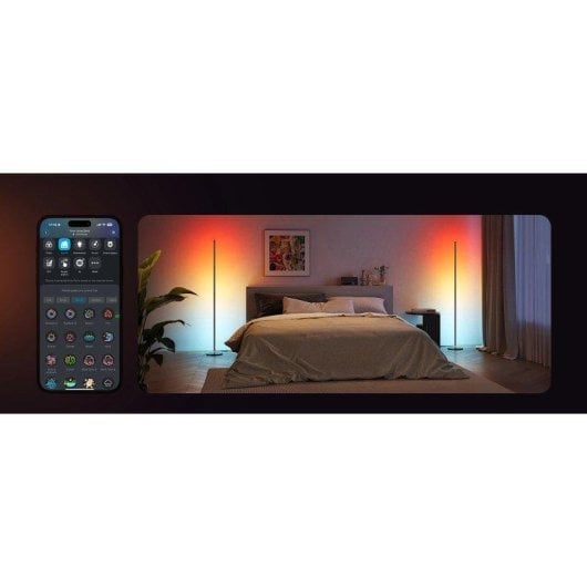 Lámpara de pie Govee H8076 RGBICW inteligente 16000000 colores Wi-Fi Bluetooth regulable