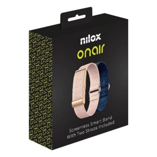 Aktivitätsarmband Nilox NXSWONAIRPK Bluetooth IP68 Pink Gold 25 Tage Herzfrequenz Schlaftracking