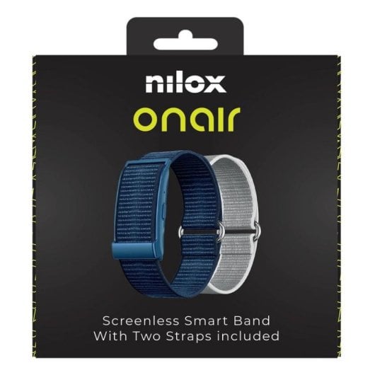 Aktivitätsarmband Nilox NXSWONAIRBL Bluetooth Blau 25 Tage Herzfrequenz Schlaftracking IP68