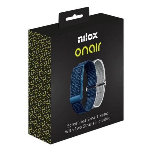 Aktivitätsarmband Nilox NXSWONAIRBL Bluetooth Blau 25 Tage Herzfrequenz Schlaftracking IP68