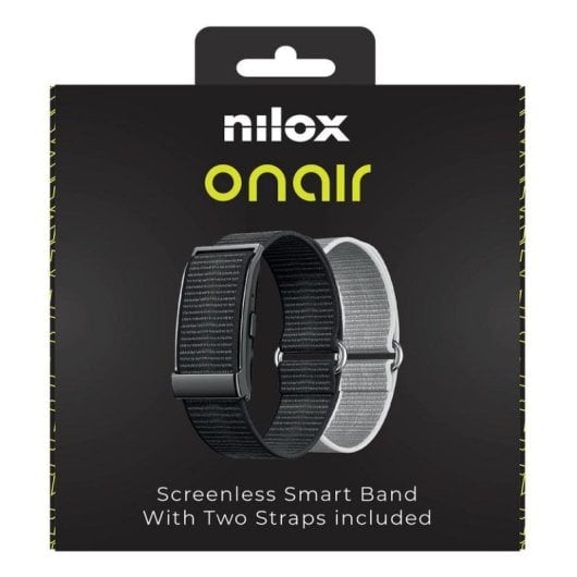 Aktivitätsarmband Nilox NXSWONAIRBK Bluetooth Schwarz 25 Tage Herzfrequenzmessung Schlaftracking IP68