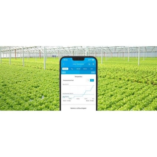 Temperatur- und Feuchtigkeitssensor Govee H5075 Bluetooth LCD-Display Innenraum