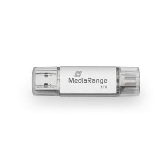 USB-Stick MediaRange MR941-1 1TB USB Type-A/Type-C 400MB/s Silber
