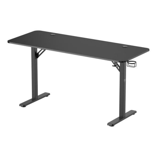 Mesa Gaming REKT 150cm Fibre de Carbone Métal Support Casque Porte Gobelet