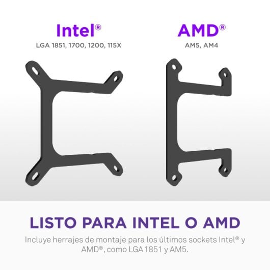 Refrigeración Líquida NZXT Kraken Core 360 RGB 360mm 3 Ventiladores Iluminación LED