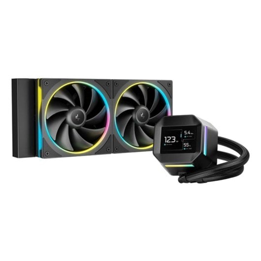 Refrigeración Líquida DeepCool LM240 240 mm 2 Ventiladores LED RGB Negra