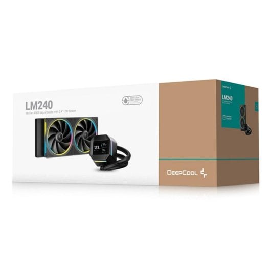Refrigeración Líquida DeepCool LM240 240 mm 2 Ventiladores LED RGB Negra
