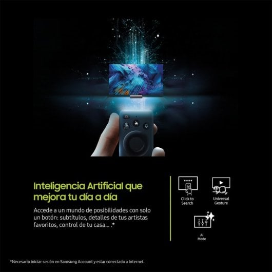 TV Samsung QLED Q6F 65" 4K Smart TV con Vision AI y Gaming Hub