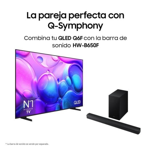 TV Samsung QLED Q6F 65" 4K Smart TV con Vision AI y Gaming Hub