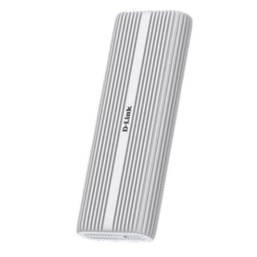 D-Link DSP-411 Caixa Externa USB4 Gen 4 Tipo-C para SSD M.2 Alumínio Prateada