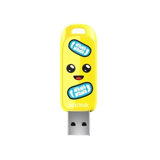 Unidade Flash USB Sandisk SDCZIF-064G-G46 64GB Fortnite Banano USB 3.2 Amarelo