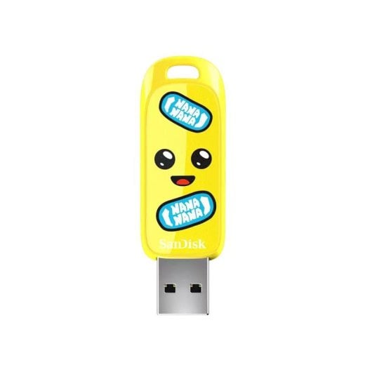 Unidade Flash USB Sandisk SDCZIF-064G-G46 64GB Fortnite Banano USB 3.2 Amarelo